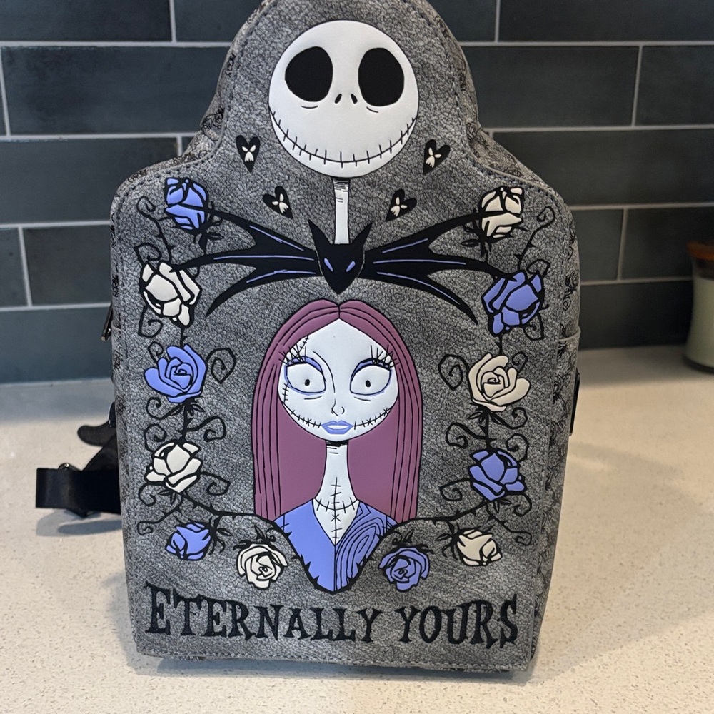 The NBC Sally & Jack Loungefly Backpack - "Eternally Yours" NWT